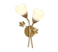 LED Mur LEIL POSTmoderne Minimaliste créatif Rose Shape Mur Mall Lampe Étude Courterie Verre Verre Lampe de lit Lampe de seigle de lit de Secteur Mur Luxury Platage Gold Salon E27 Lampe Murale