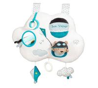 Led Musical en velours blanc