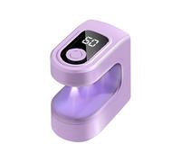 LED Nail Dryer - Compact UV Manicure Lamp, USB Rechargeable Nail Curing Device, 2 Timing Settings | Home Salon Pedicure Travel Camping Road Trip Airplane Hand Foot Care Tool