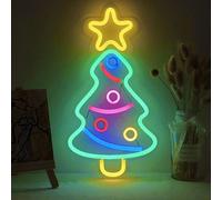 LED -Neon Lampes en forme d'arbre de Noël Bouclier USB Night Lamp Home Party Décoration de mariage Cadeaux Ornement du Nouvel An