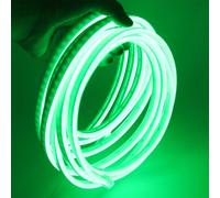 LED Neon Light,12 V 2835 120 LEDs/m Waterproof Flexible LED Light Strip with Neon Light for Bedroom,Christmas,Party,etc (Green,3M)