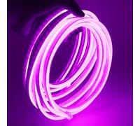 LED Neon Light,12V 2835 120LEDs/m Waterproof Flexible LED Light Strip with Neon Light,for Bedroom,Christmas,Party,etc (Purple,2M)