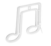LED Neon Light Music Note Night Light Concert W Party W Party Hanging Neon Lamped G Lampred Note Musical de Musique Néonle (lumière bleue)