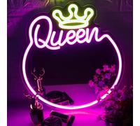 LED Neon Queen rainbow light lumineux et doux Chambre d'enfant fille cadeau dortoir bar boutique café Salon Salon de bureau pour contrôler l'éclairage
