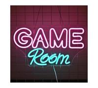 LED néon signe Enseignes Lumineuses LED Néon Pour Salle De Jeux, Pour Salles De Jeux, Arcades, Espaces Privés Pour Hommes, Décoration De Dortoir 42cm×23.5cm