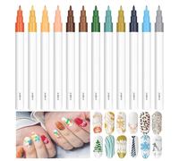 LED Not Tahtası,Ayarlanabilir Parlaklık 12 Renkli Kalem Renkli Tablet - Marqueurs de Précision pour Ongles - Pour Manucure Femme Salon Domicile Fête Mariage Voyail Loisir Festival