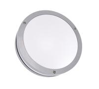 LED Numéro de Maison Lumineuse Rond IP54 D:26 CM Gris Blanc Extérieure Entrée,