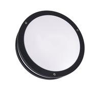 LED Numéro de Maison Lumineuse Sticker IP54 Ø 26 CM Noir Blanc Rond Lampe Mur