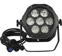LED Par Light, 7x18W étanche, contrôle DMX, 7x18W étanche, prise EU