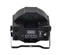 LED Par Light, mélange de couleurs RGBW, contrôleur DMX, 7X18W RGBWA-UV noir, prise EU