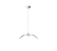LED Pendant Le Lustre Moderne Nordic Modern Chandelier American Bar Seagull Hanging Light to Bedroom Living Salle Plafond Plafond, Moderne Seagull Chandelier-White Black 6-Head Long