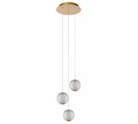 LED Pendelleuchte Or Salle à Manger L: 25 CM 3-flammig 2700 K Suspendue Vintage