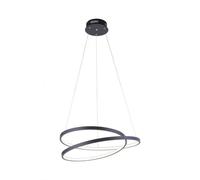 LED Pendelleuchte Salle à Manger Intensité Variable Noir 30 W B : 55 CM