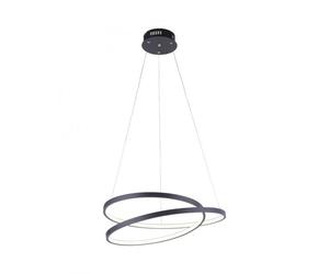 LED Pendelleuchte Salle à Manger Intensité Variable Noir 30 W B : 55 CM