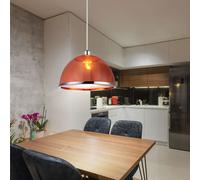 LED Pendule Lampe Suspendue Éclairage Plafond Lampe Rouge Chambre-Salon Cuisine