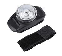 LED Pet Anti Lost Pendant, Waterproof ABS Plastic Dog Collar Light, High Brightness 5 km Visibility Night Safety Beacon with 270° Wide Angle for Dogs, Includes Magic Strap for All (Blanche)