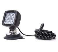 LED Phares 12LED avec Interrupteur Avec Fixation Magnétique, Câble Spiralé 7m