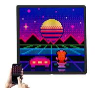 LED Pixel Art Digital Photo Frame, 64x64 Rvb Panneau D'affichage LED Programmable Rvb, Smart Portable Bluetooth Connect ＆ Contrôle De L'apploc