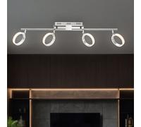 LED Plafond Lampe Intérieur Aluminium Anneaux Pivotant Spot Bâton Grand Lumière