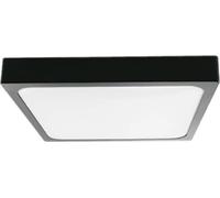 LED Plafond Square V-TAC 30W IP44 42x42cm Noir VT-8630 froid