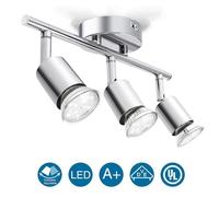 LED Plafonnier 3 Lumières Rotatives 3 GU10 100-240V