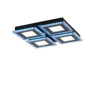 LED Plafonnier Dimmable Noir RGB 2700-5000 K Chambre À Coucher Plafonnier