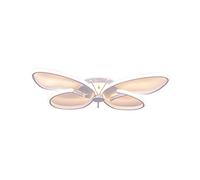 LED Plafonnier Enfant Fille Garçon Chambre Lumière Suspension, Papillon Design Acrylique abat-jour Deco Plafond Luminaire pour Restaurant Salon Cuisine Couloir Lamp Blanc Blanc Froid 6000K, 38*W28cm
