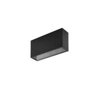 LED Plafonnier Extérieur Aluminium IP54 Noir 40,2 CM Long Deckenleuchte Chaude