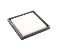 LED Plafonnier extérieur Birta (Moderne) en Gris Aluminium, Luminaire d’extérieur pour le jardin, la terrasse, balcon & maison, plafonnier