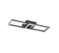 Lindby Plafonnier d'extérieur LED Finian, 64 cm x 21 cm, CCT à intensité Finian Lindby, dimmable, noir, Matière Plastique, Moderne, Plafonnier extérieur LED