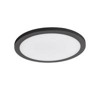 LED Plafonnier extérieur Malena (Moderne) en Noir Aluminium (1 lampe,à), Luminaire d’extérieur pour le jardin la terrasse balcon & maison plafonnier