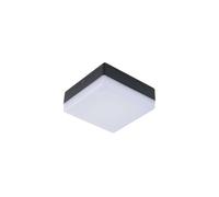 LED Plafonnier extérieur Thilo (Moderne) en Blanc (1 lampe,à), Luminaire d’extérieur pour le jardin, la terrasse, balcon & maison, plafonnier