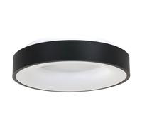 LED Plafonnier Rond Noir Blanc Chambre À Coucher 40 W Ø48 Cm Plafonnier Moderne
