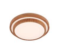 LED Plafonnier Vaako (Moderne) en Marron e. a. pour Bureau (1 lampe,à), Eclairage LED, Lampe Luminaire Plafonnier, Plafond, Eclerage Interieur
