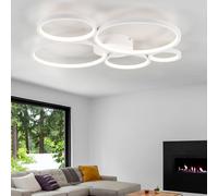 LED Plafonniers Interrupteur Variateur la Vie Ess Chambre Éclairage Anneau Blanc