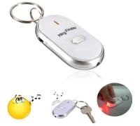 LED Porte Clé Siffleur Localisateur Sans Fil Key Finder Anti-perte LED Torche