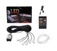 LED Pour L'Intérieur De Voiture | Télécommande Sans Fil - Kit De Bande De Voiture Sous Tableau De Bord - Pour Véhicules Comme Remorque Camion De Voiture Et Berline