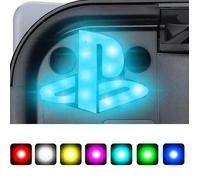 LED pour ps5 Logo,Autocollant Lampe LED RGB pour ps5,Bande LED Lumiere Accessoires pour ps5 Digital et Disc Edition Console