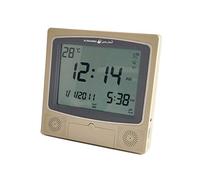 LED Prière Musulmane Place Horloge Murale HA-4009 Mosquée Azan Table Horloge avec Automatique Fajr Alarme Calendrier Hijri,d'or