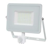 LED PROJECTEUR CHIP SAMSUNG 50W ALUMINIUM BLANC LIGHT ALUMINIUM COLOR WARM 3000K