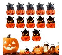 LED Pumpkin - Halloween Lot de 12 LED sans feu, éclairage LED flottant pour intérieur et extérieur pour anniversaire dîner mariage Thanksgiving