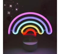 Led Rainbow Illuminated Sign, Neon Night Light, Usb Neon/Batteries Sign Decor Light, Wall Decoration For Birthday Party, Children's Room, Christmas Lighting, Living Room