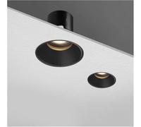 LED Recessed Downlight Frameless Anti Glare Compatible with Living Room Corridor Bedroom Cutout Size 8cm Spot Light Lamp, Lustre