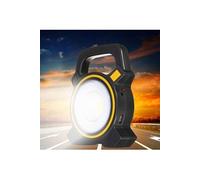 LED rechargeable portable solaire Lumière d'inondation extérieur jardin travail lampe spot 30w