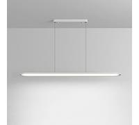 LED Rectangular Chandelier Metal Pendant Light, 3 Color Mode Kitchen Island Lighting Fixture Minimalist Hanging Lamp, Living Dining Room Bedroom Office Chandeliers