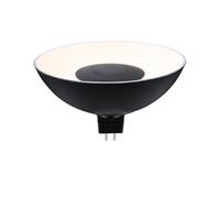 LED réflecteur noir, blanc gu5,3 4,9w 3000k