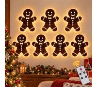 LED Reindeer Wall Decorations Light Up Wooden Christmas Decor，C,2SET | Light-Up Santa & Reindeer LED Wall Decor, Warm Glow 3D Scene Art, Handmade Real Wood LED for Living Room Bedroom Entryway