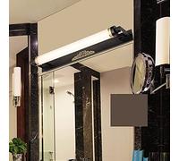 Led Retro Bathroom Mirror Light Cool White 6000K Mirror Cabinet Wall Light Imperméable Anti Brouillard Maquillage Lumière Pour La Famille, L'Hôtel/Black 53Cm