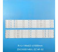 LED Rétro-Éclairage Bande 14 Lampe Pour ZDCX50D14R-ZC14F-01 ZDCX50D14L-ZC14F-01 CX500M03 JVC LT-50E350 LT-50E560 Telefunken TF-LED50S7T2 ""Nipseyteko