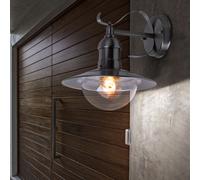 LED Retro Lampe Murale Façades Filament Lanterne Jardin Véranda Acier Inoxydable